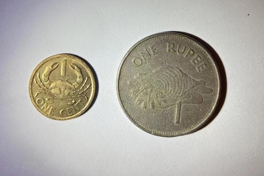 海外回流币1元起拍专场 塞舌尔1卢比和1分各一枚