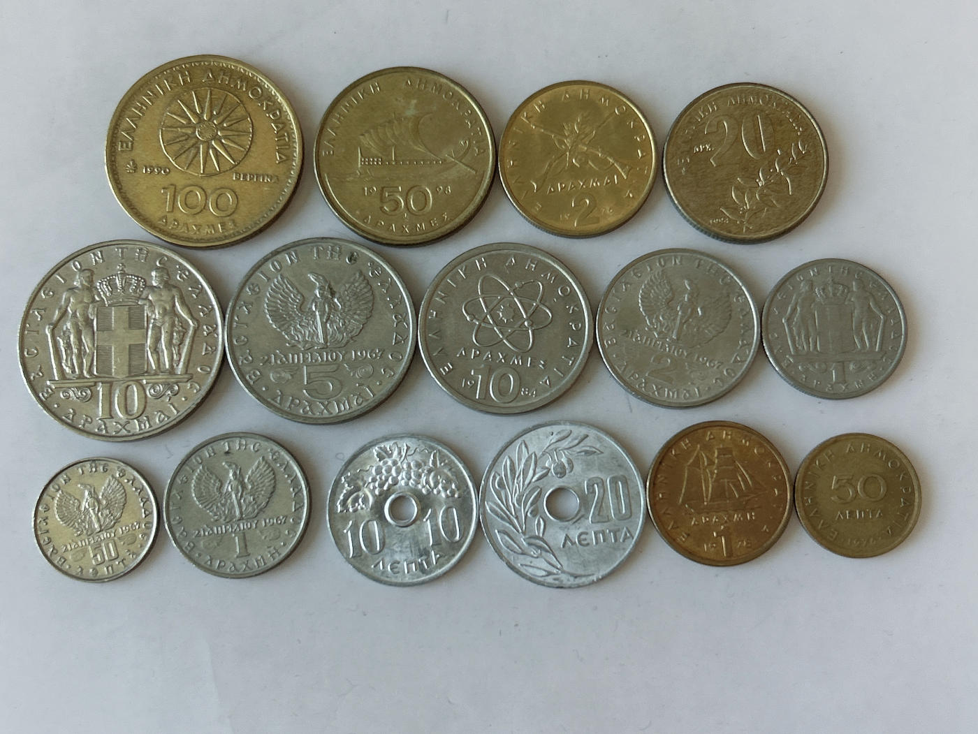 第一海外回流一元起拍收藏 散币专场 第88期 希腊硬币 15枚 无重复