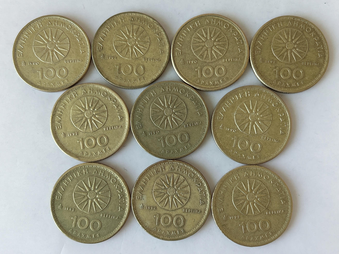 第一海外回流一元起拍收藏 散币专场 第88期 亚历山大 希腊100德拉克马 10枚