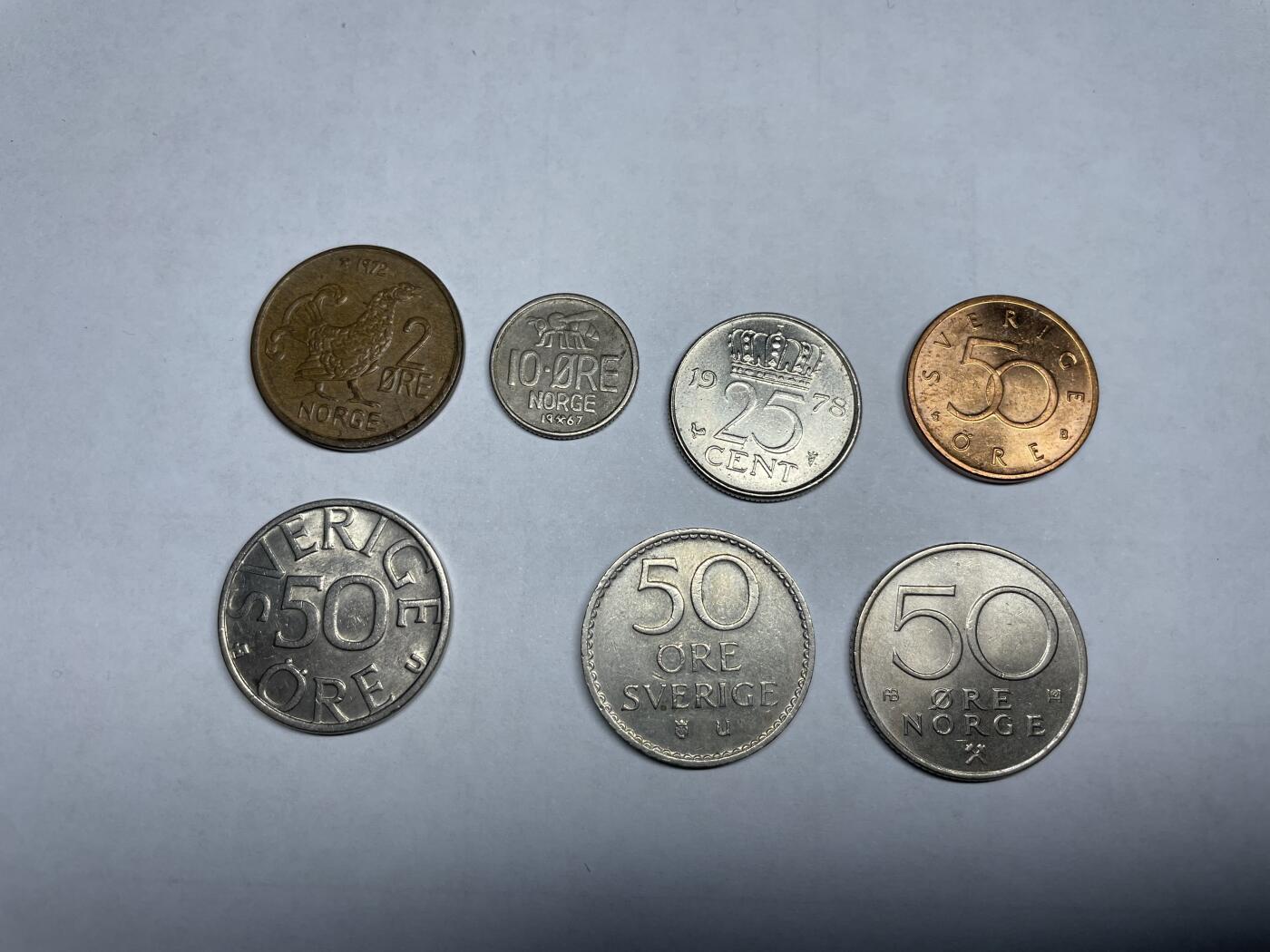 2024年集古藏今外币拍卖第七期-第1场—（总第61拍） 各国硬币7枚