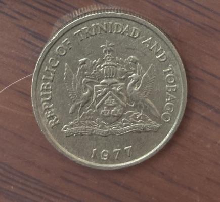 海外回流币1元起拍专场 特立尼达和多巴哥25分好品1枚