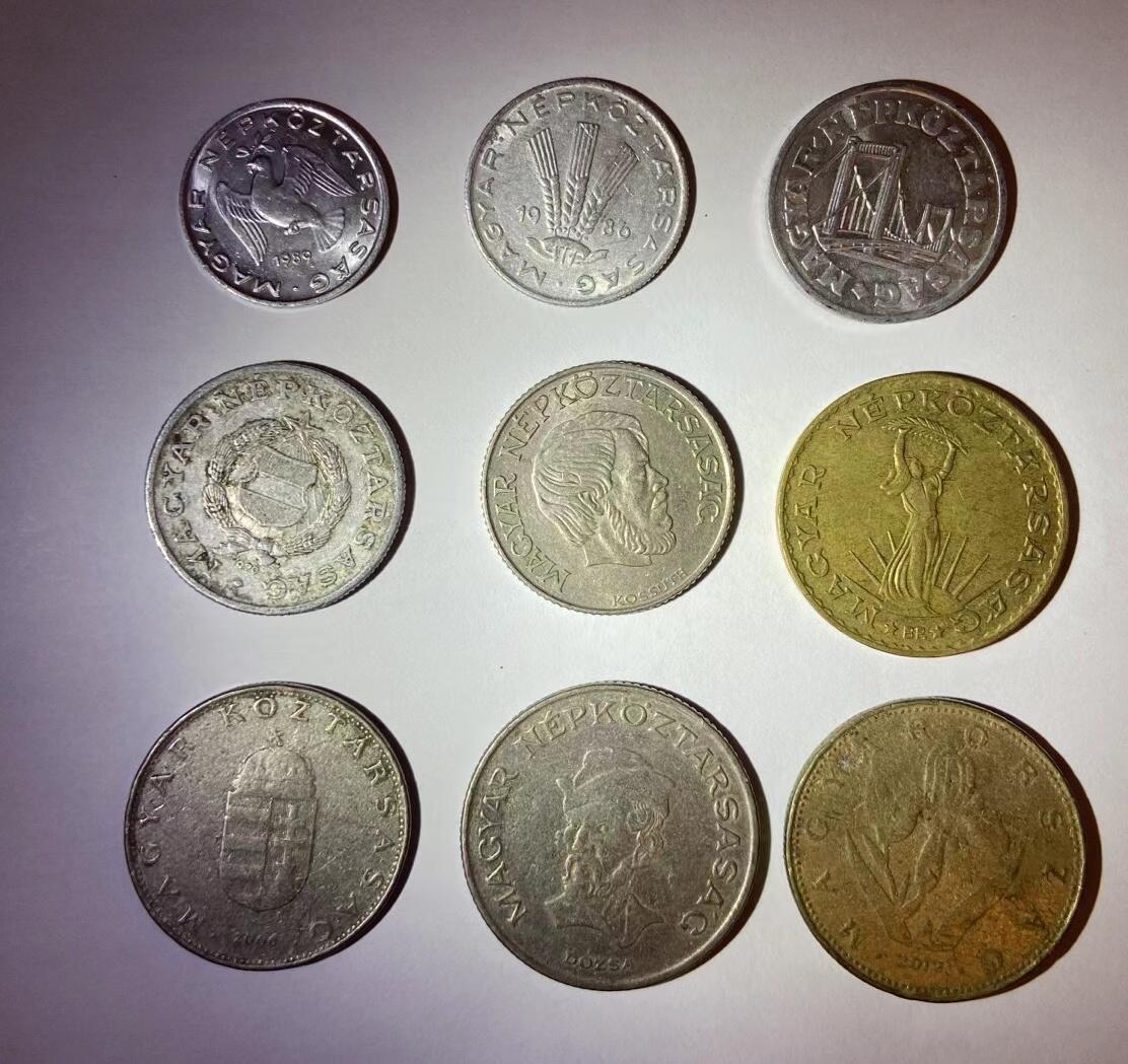 海外回流币1元起拍专场 匈牙利不同时期硬币共9枚