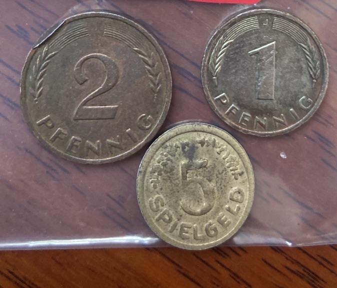 海外回流币1元起拍专场 德国硬币3枚