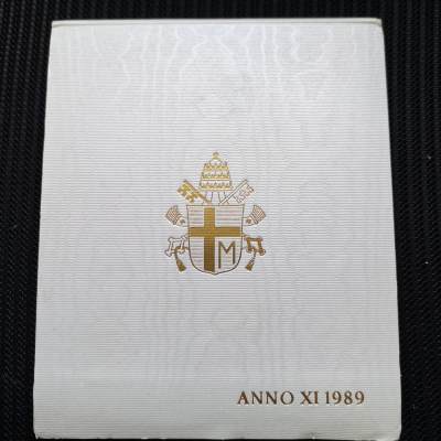 道一币馆币章第六十六场 - 梵蒂冈1989年套币七枚 含银币