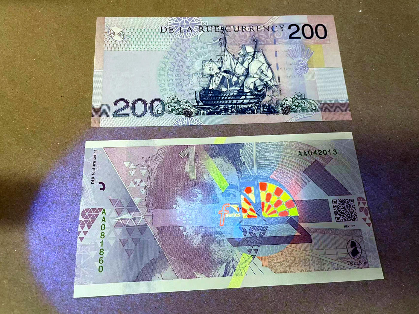 【Blue Auction】✨世界纸币精拍第477期——周日畅拍场 【一组2张】德纳罗2021-23年测试钞 设计精美 全新UNC