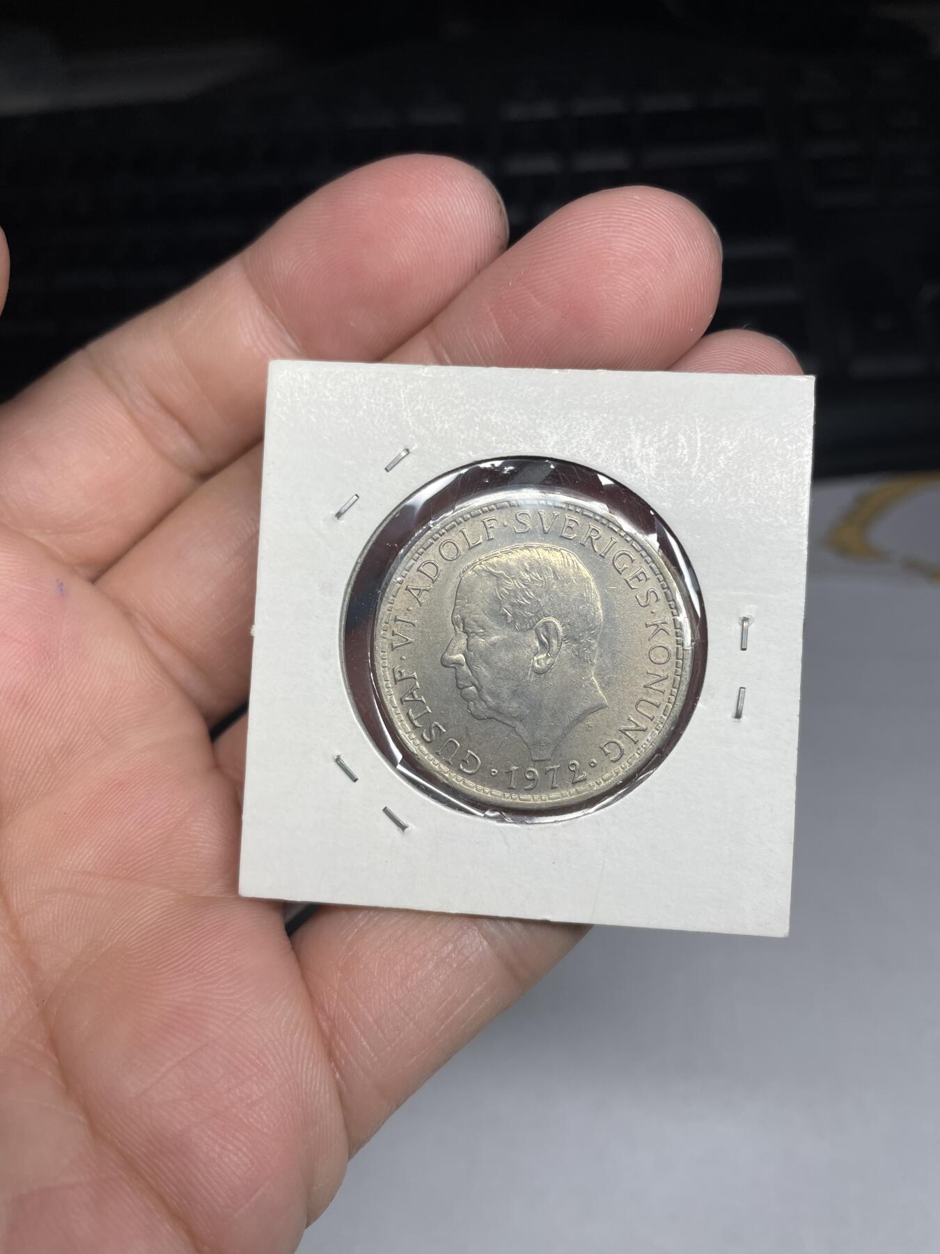 2024年集古藏今外币拍卖第七期-第1场—（总第61拍） 1972年瑞典5克朗