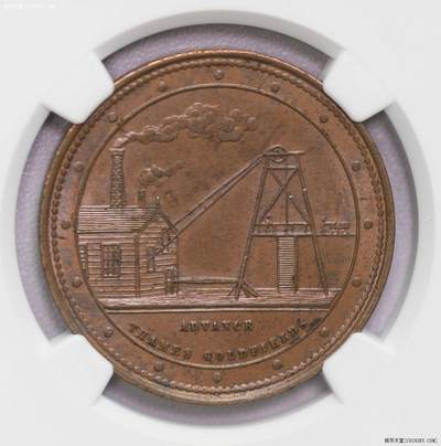 NGC-MS64BN 1874新西兰1便士代用币超级品唯一冠军 - NGC-MS64BN 1874新西兰1便士代用币超级品唯一冠军