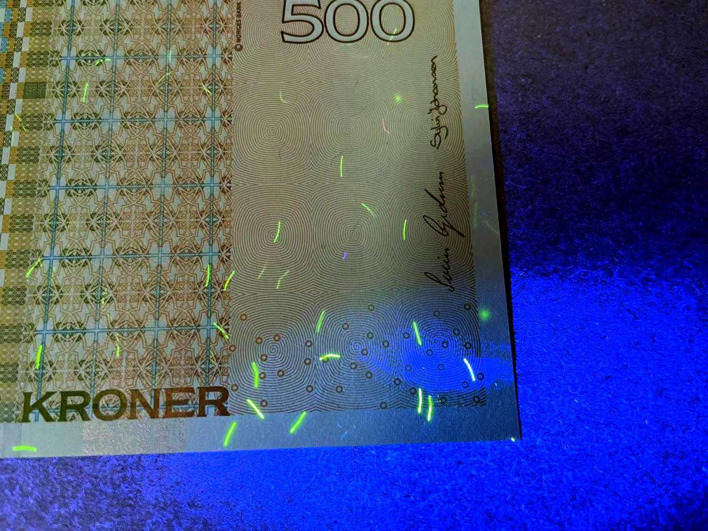 【Blue Auction】✨世界纸币精拍第477期——周日畅拍场 挪威 1999年500克朗 UNC- 