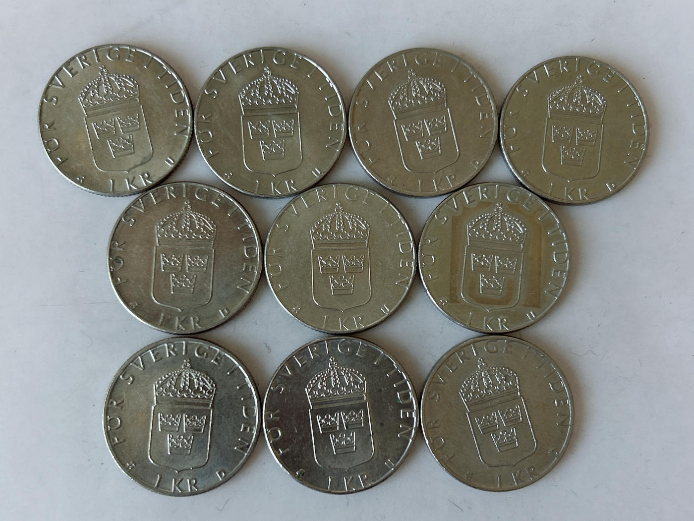第一海外回流一元起拍收藏 散币专场 第88期 瑞典1克朗 10枚