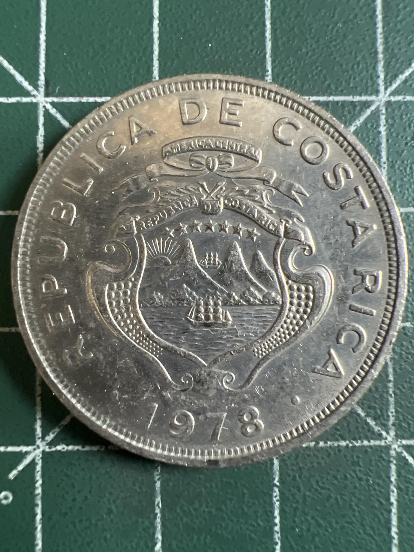 第620期 硬币专场 （无押金，捡漏，全场50包邮，偏远地区除外，接收代拍业务） 哥斯达黎加2克朗 1978年