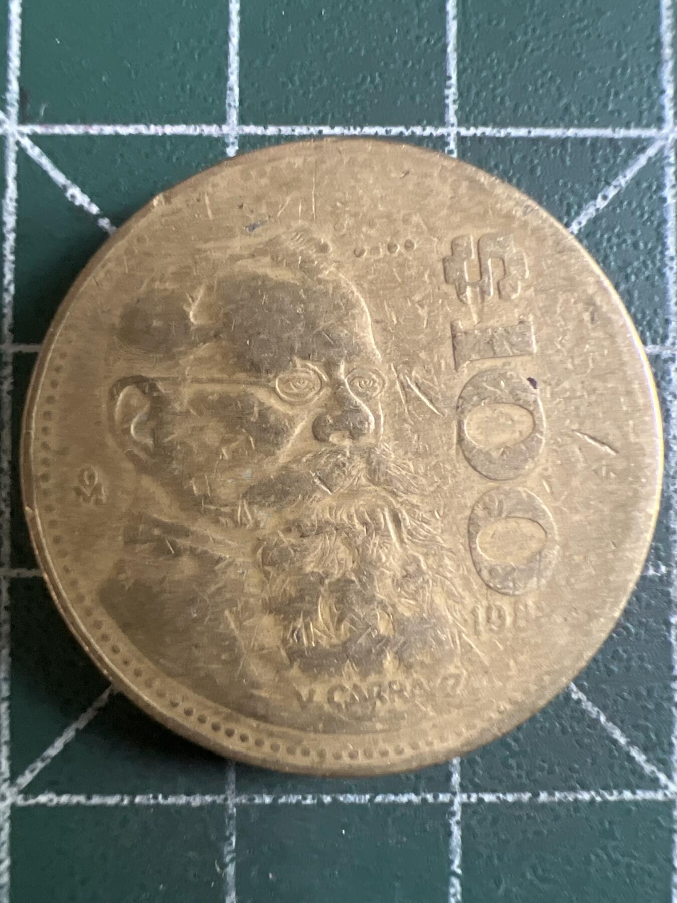 第711期 硬币专场 （无押金，捡漏，全场50包邮，偏远地区除外，接收代拍业务，本店十天发一次货） 墨西哥100比索