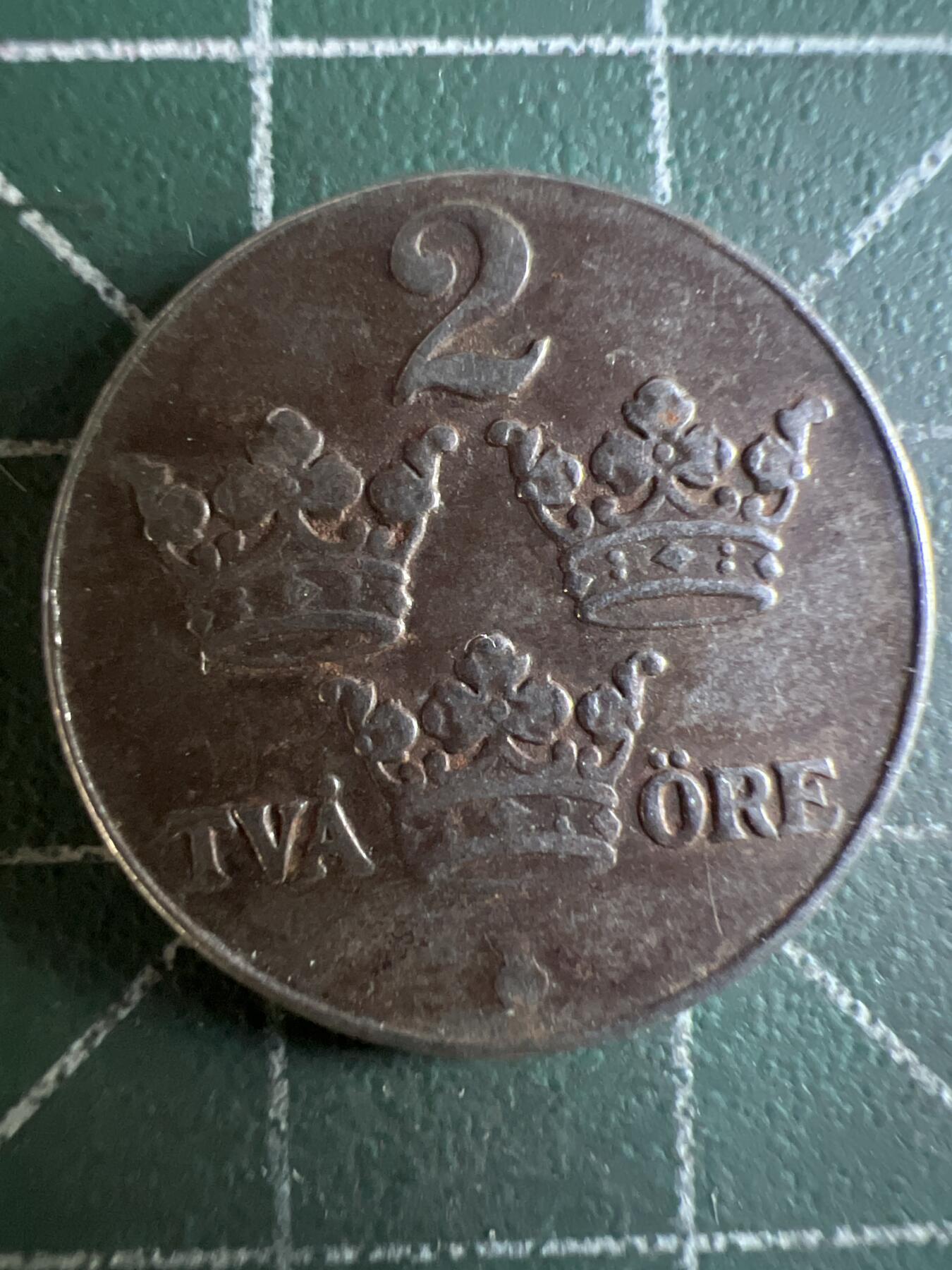 第604期 硬币专场 （无押金，捡漏，全场50包邮，偏远地区除外，接收代拍业务） 瑞典2欧尔 铁币