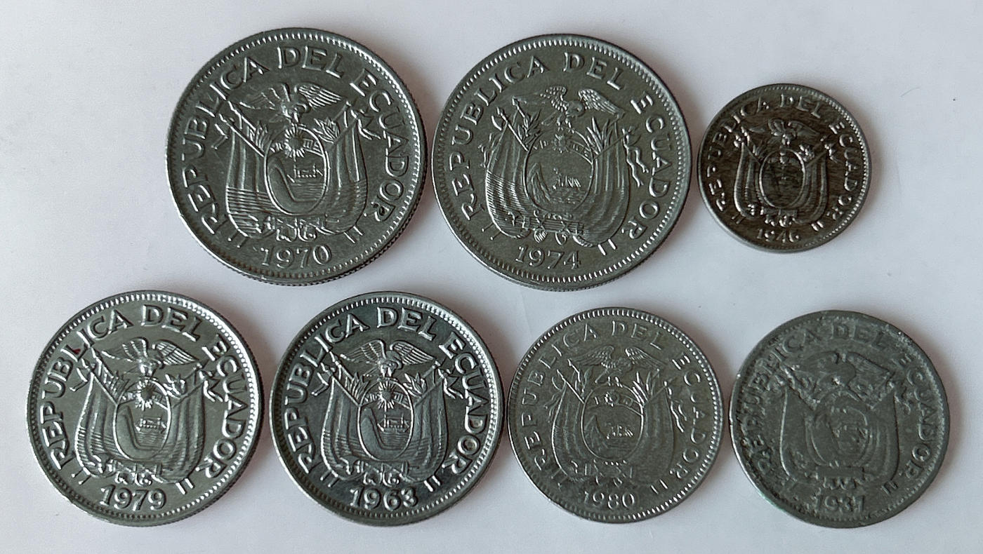 第一海外回流一元起拍收藏 散币专场 第88期 厄瓜多尔