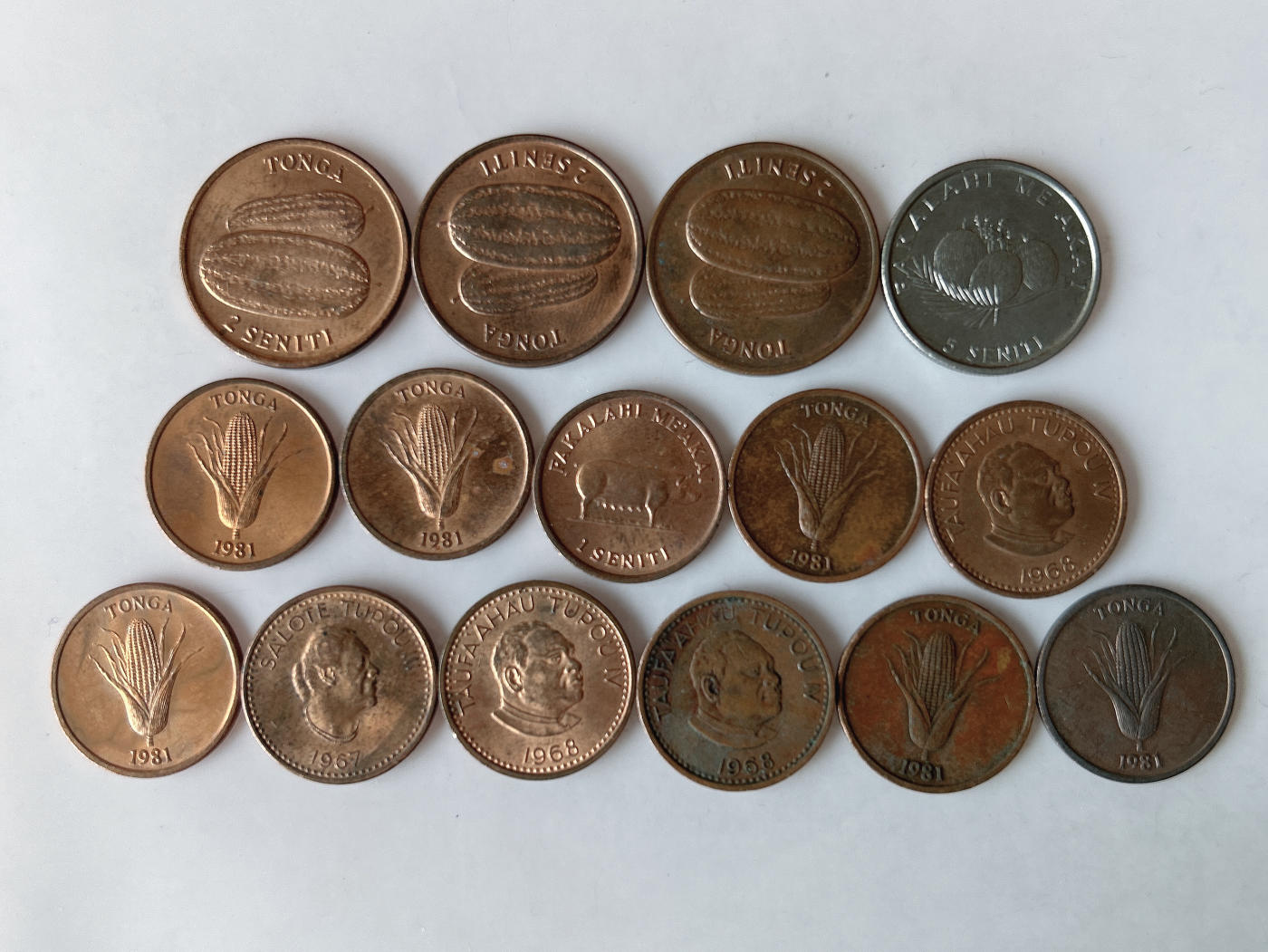 第一海外回流一元起拍收藏 散币专场 第88期 汤加🇹🇴