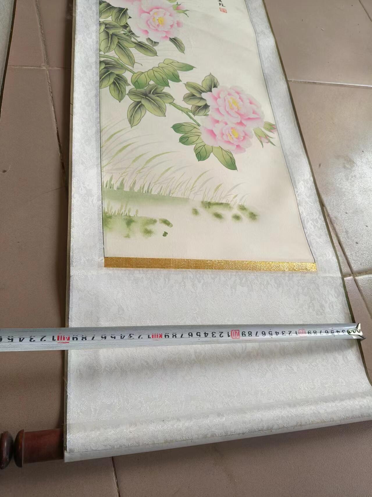 中央美院《凌雪》手绘作品（春静晓风）一对，保存完整，包老！