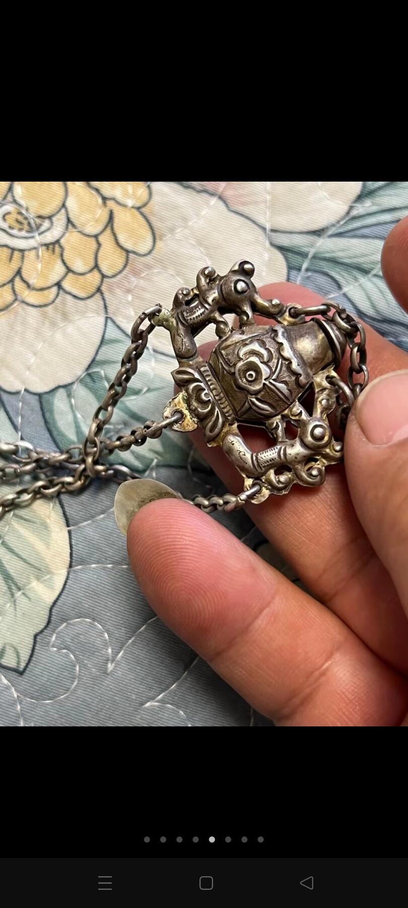 一套漂亮的老银件