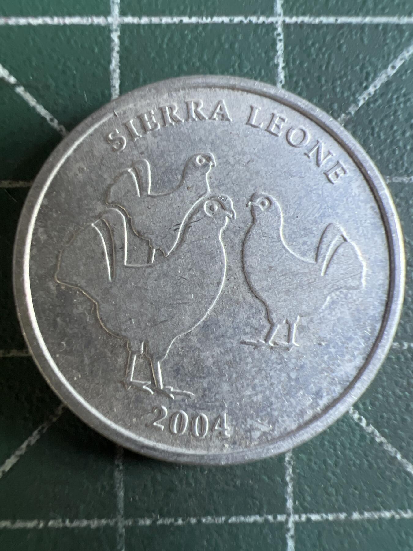 第604期 硬币专场 （无押金，捡漏，全场50包邮，偏远地区除外，接收代拍业务） 塞拉利昂5利昂