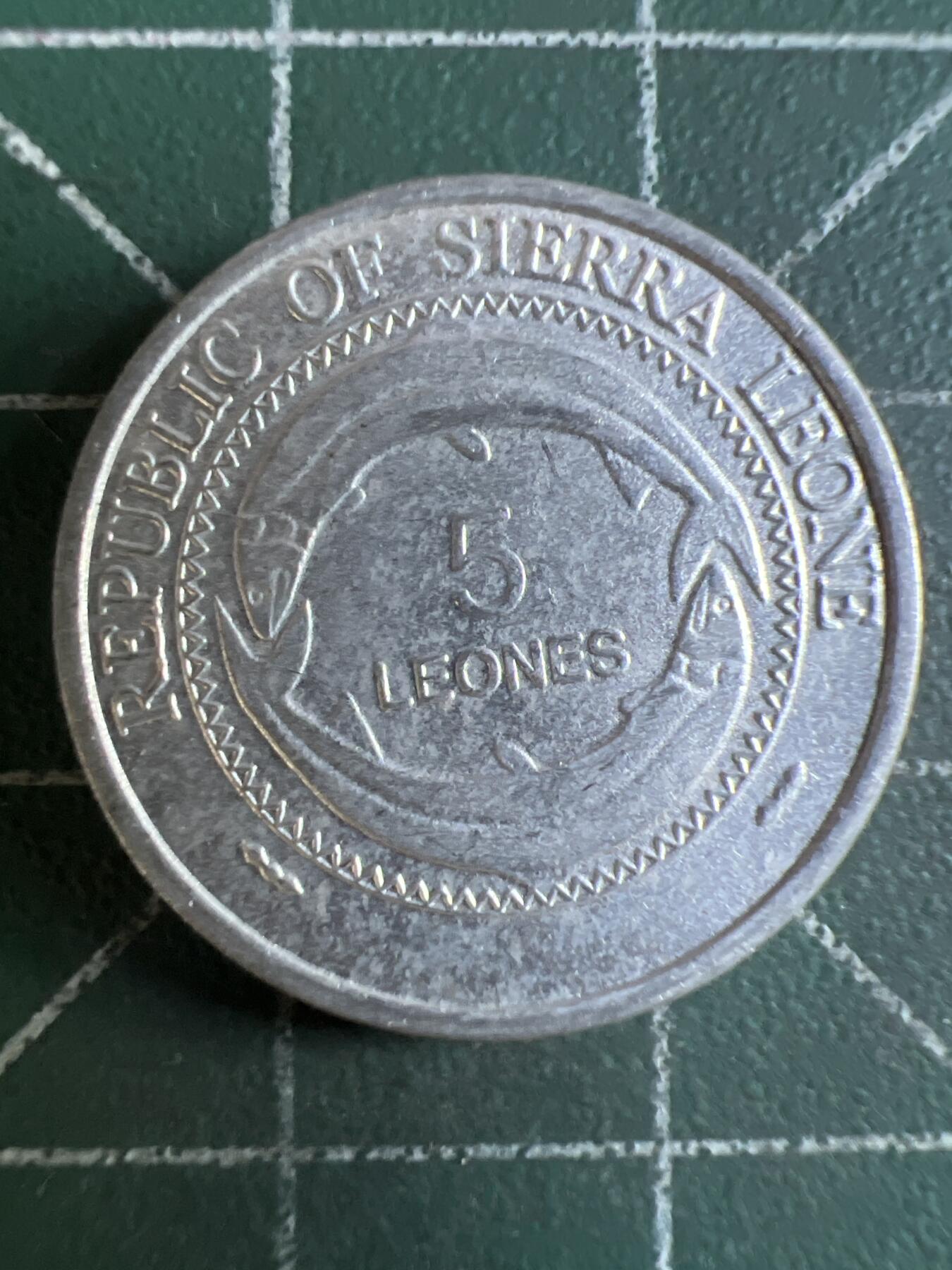 第604期 硬币专场 （无押金，捡漏，全场50包邮，偏远地区除外，接收代拍业务） 塞拉利昂5利昂