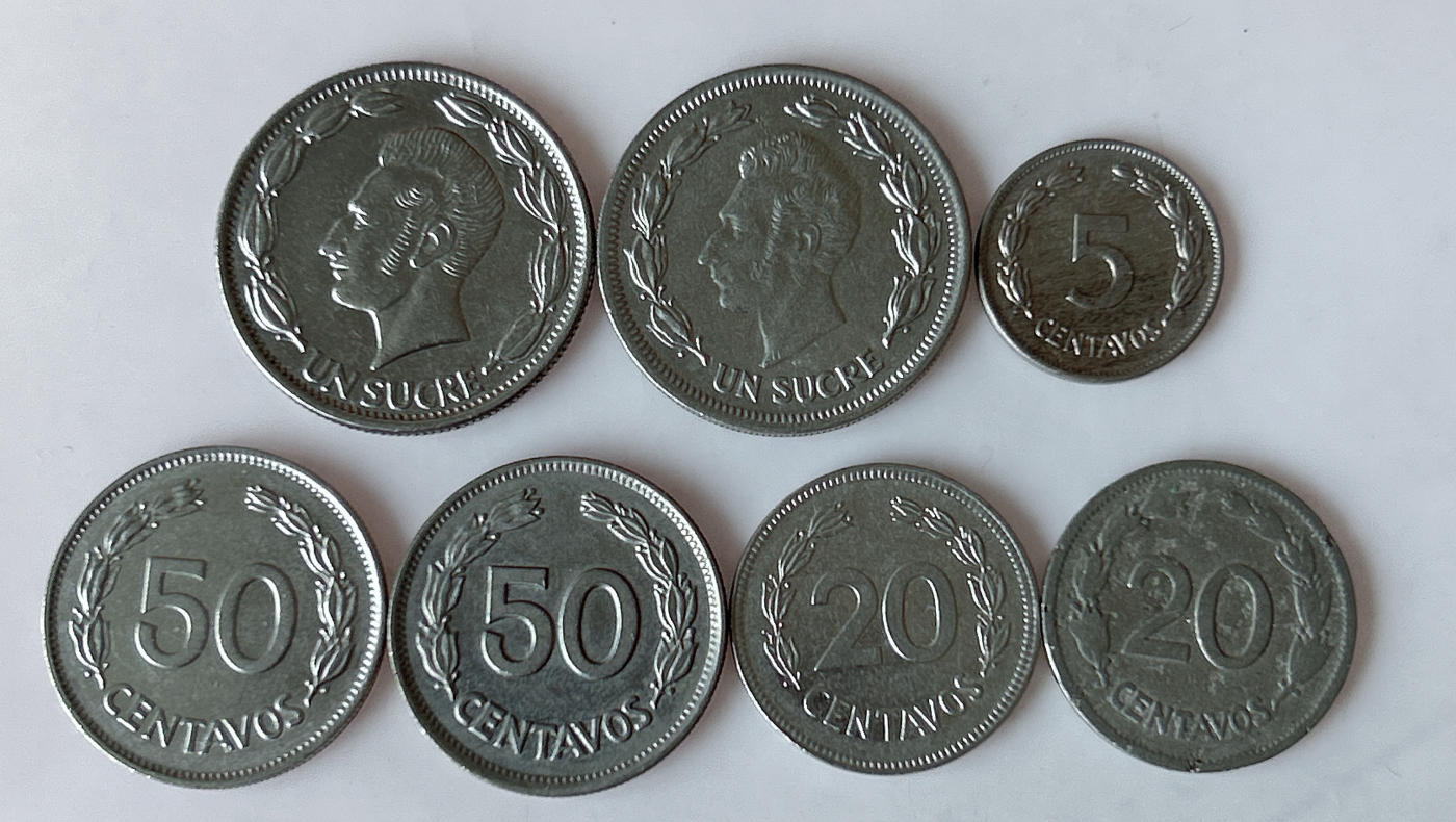 第一海外回流一元起拍收藏 散币专场 第88期 厄瓜多尔