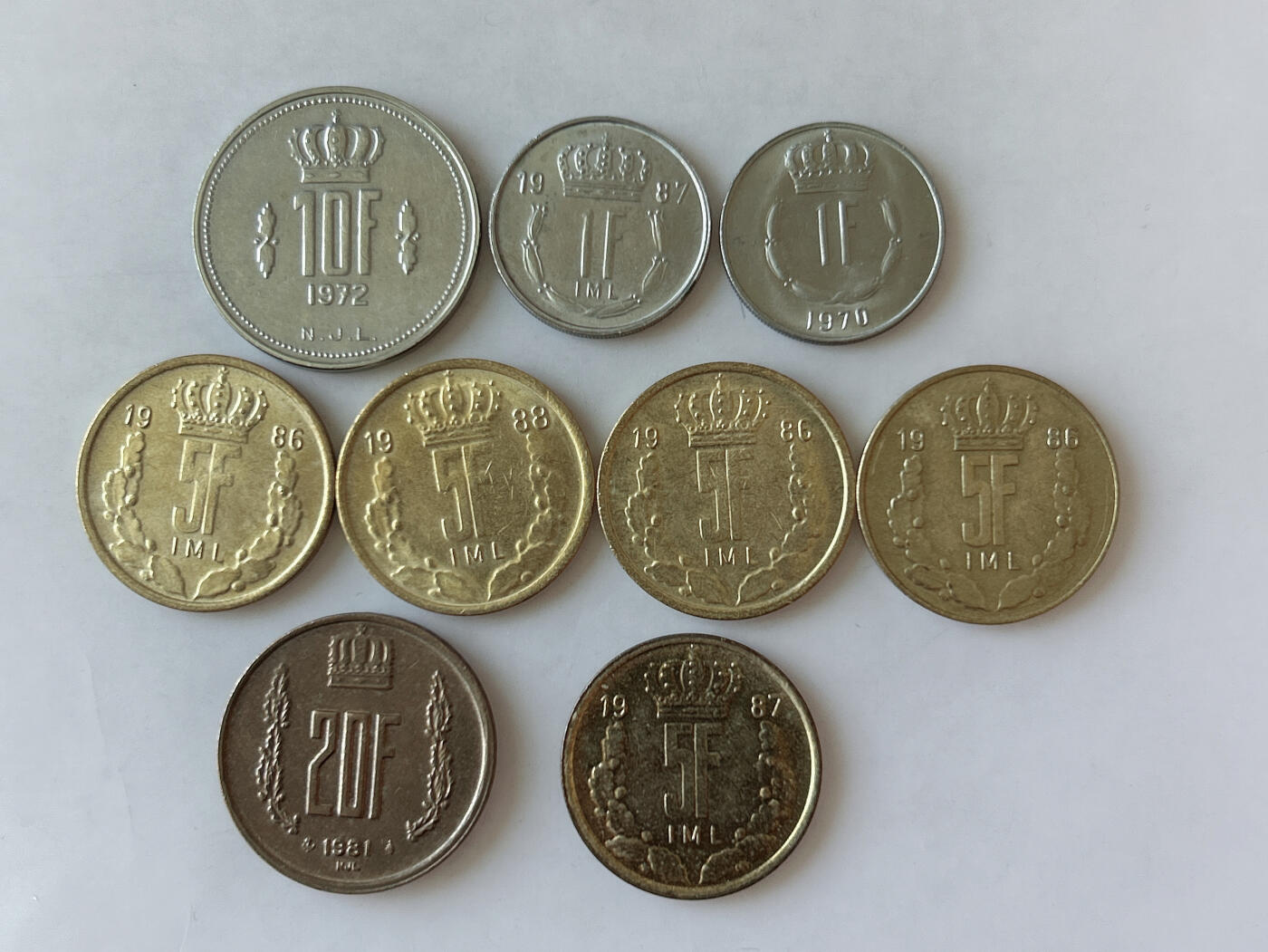 第一海外回流一元起拍收藏 散币专场 第88期 卢森堡🇱🇺