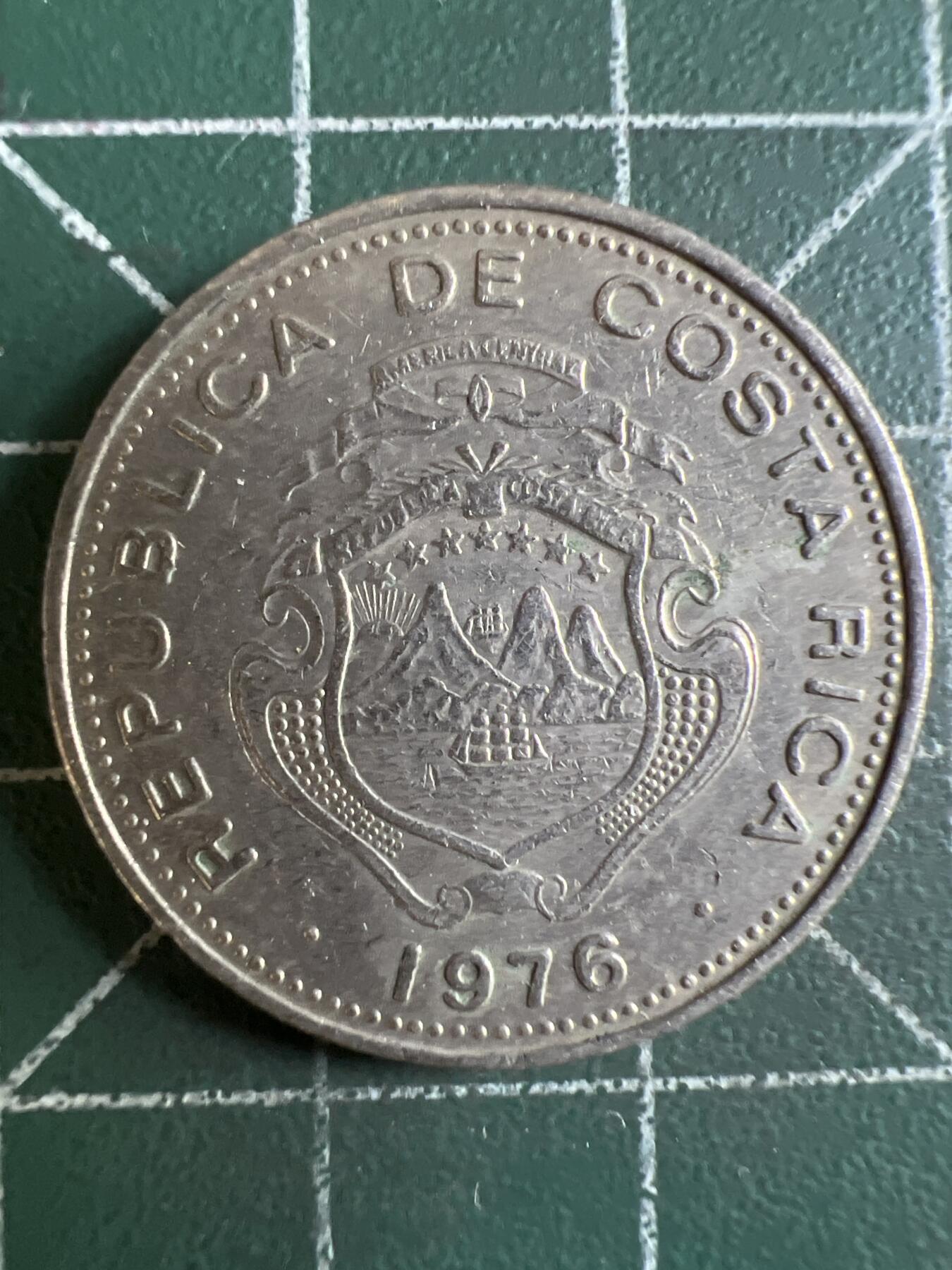 第603期 硬币专场 （无押金，捡漏，全场50包邮，偏远地区除外，接收代拍业务） 哥斯达黎加50分  1976年