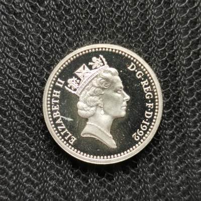 道一币馆币章第六十五场 - 英国1992年1镑精制银币