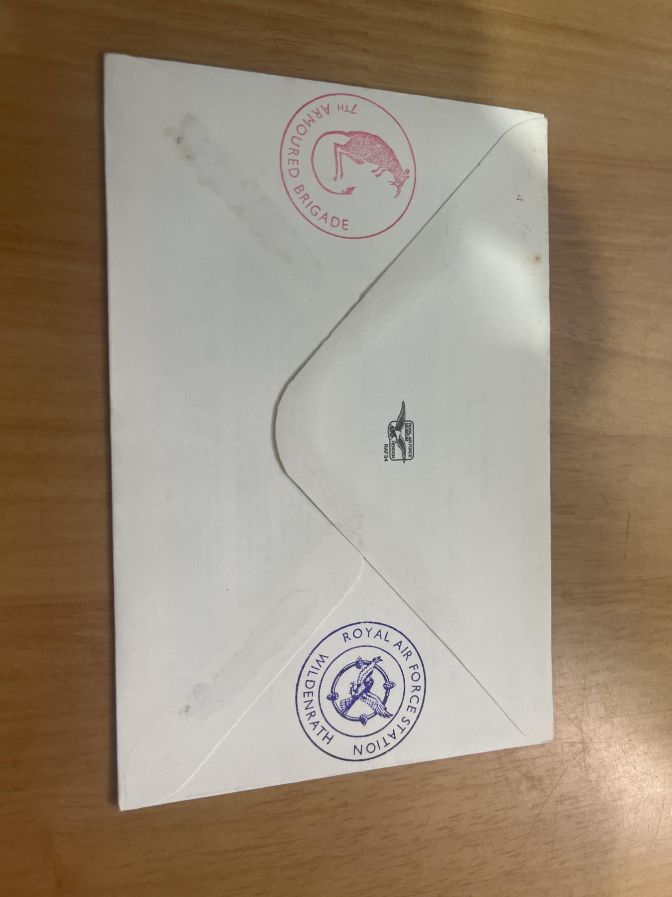 英国皇家空军首日封一枚