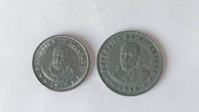 第一海外回流一元起拍收藏 散币专场 第88期 - 尼加拉瓜（10+25）分硬币2枚