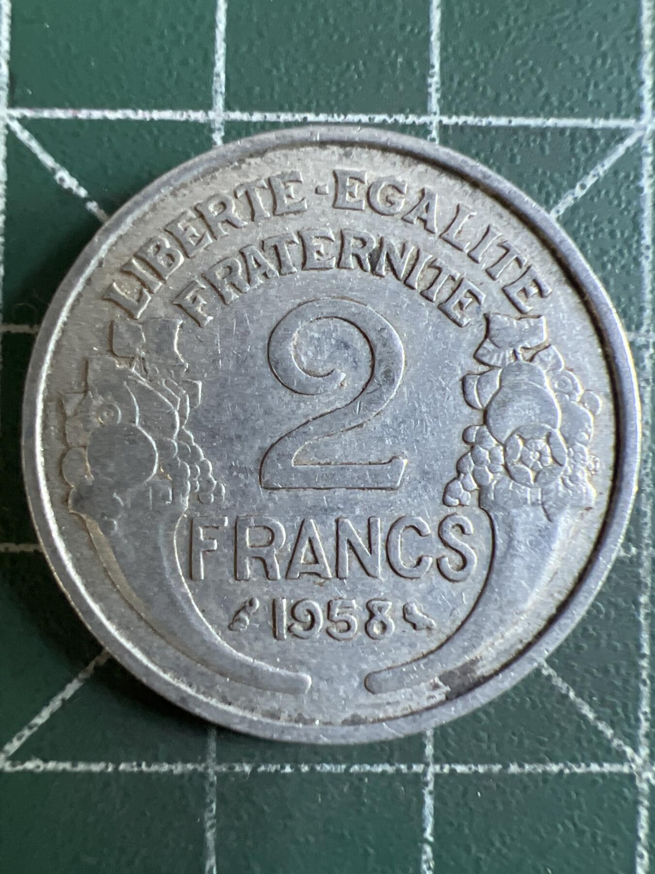 第621期 硬币专场 （无押金，捡漏，全场50包邮，偏远地区除外，接收代拍业务） 法国2法郎