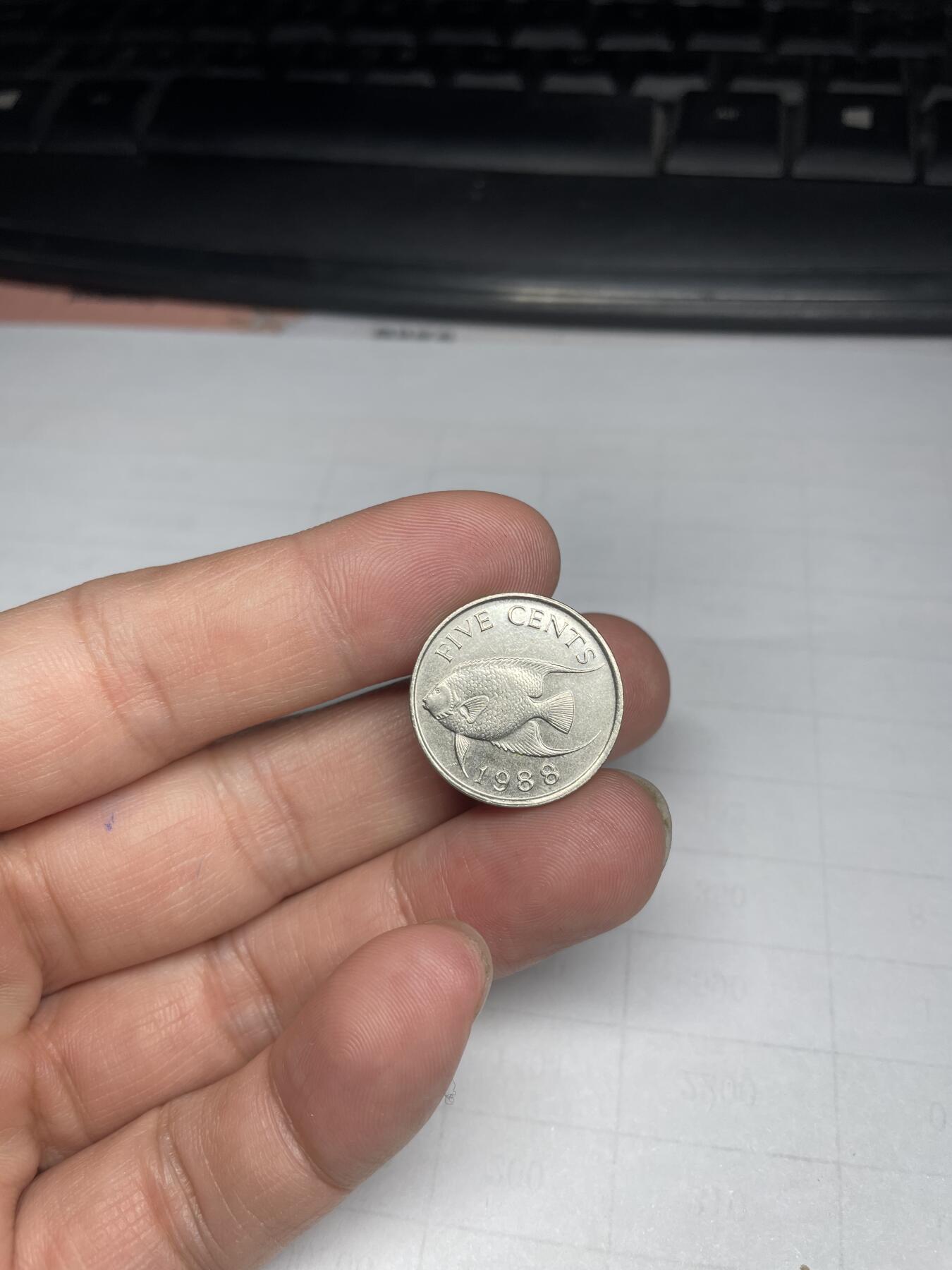 2024年集古藏今外币拍卖第七期-第2场—（总第62拍） 1988年百慕大五分