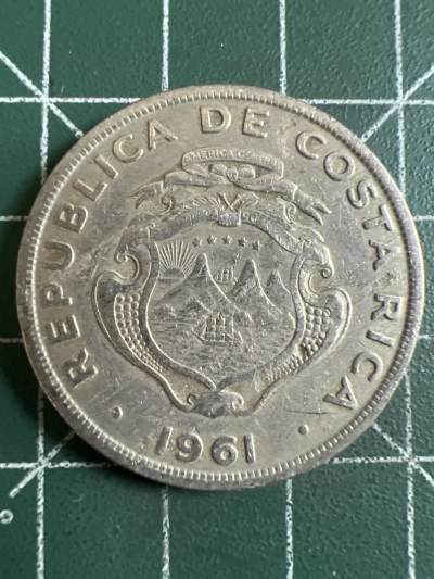第602期 硬币专场 （无押金，捡漏，全场50包邮，偏远地区除外，接收代拍业务） - 哥斯达黎加2克朗 1961年