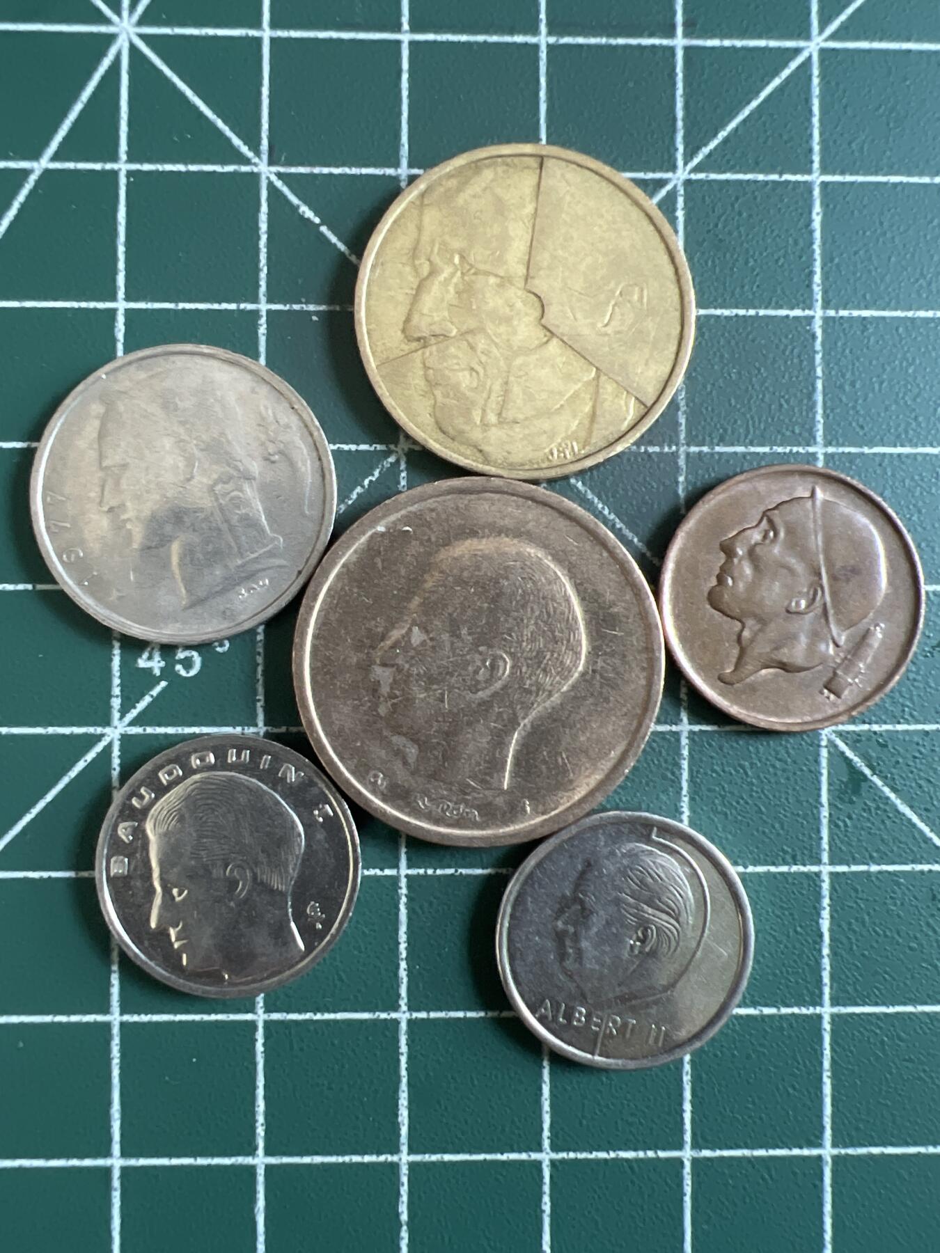 第620期 硬币专场 （无押金，捡漏，全场50包邮，偏远地区除外，接收代拍业务） 比利时一套6枚