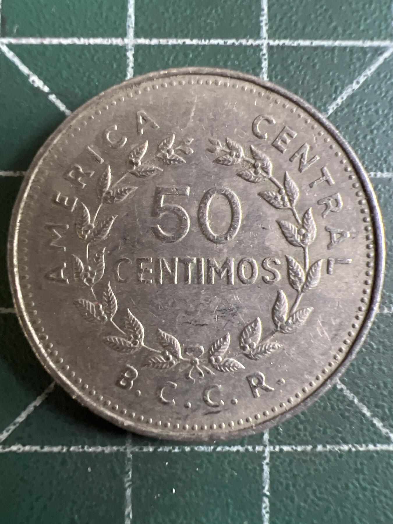 第620期 硬币专场 （无押金，捡漏，全场50包邮，偏远地区除外，接收代拍业务） 哥斯达黎加50分 1978年