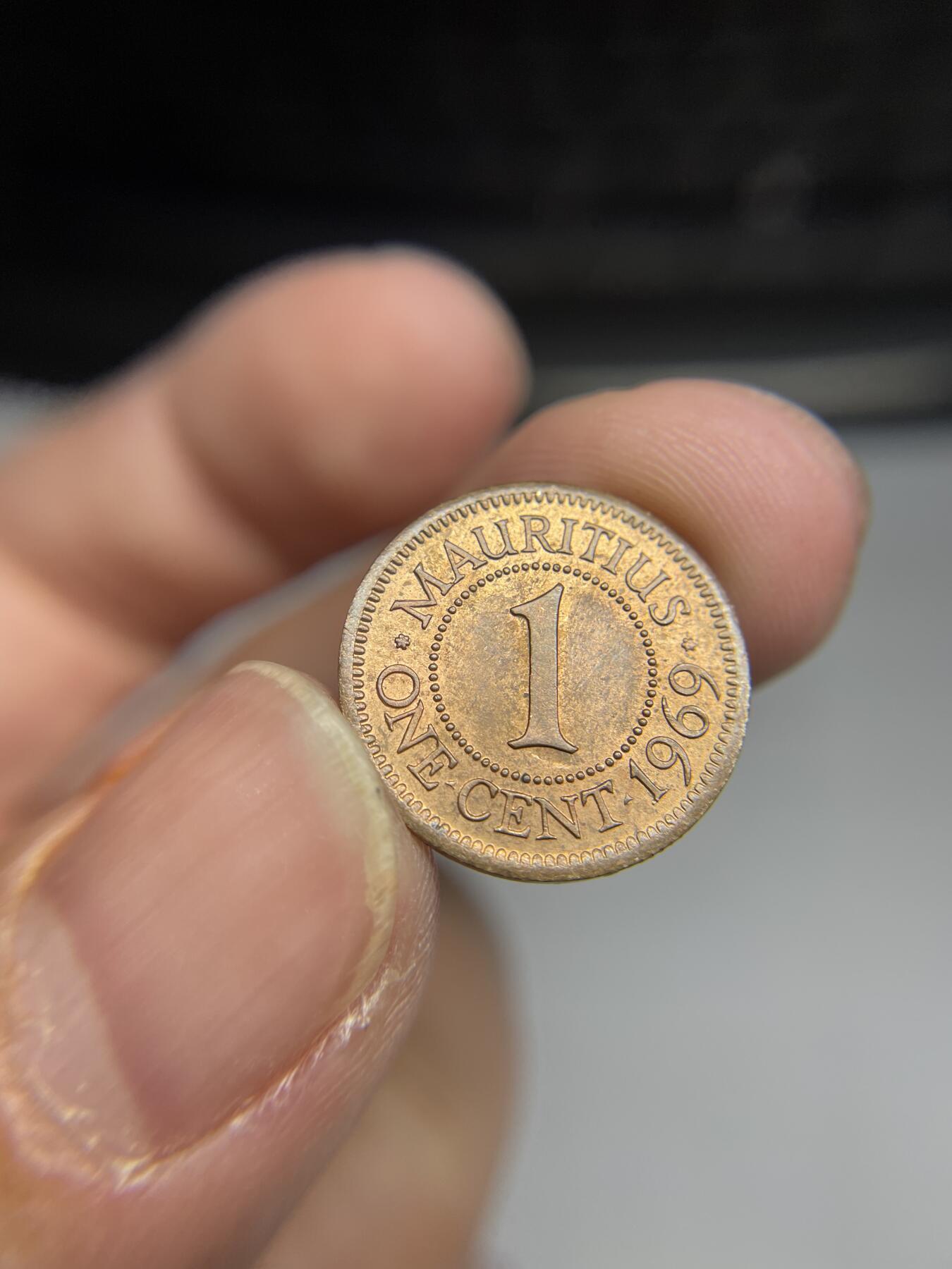 2024年集古藏今外币拍卖第七期-第2场—（总第62拍） 1969年英属毛里求斯1分