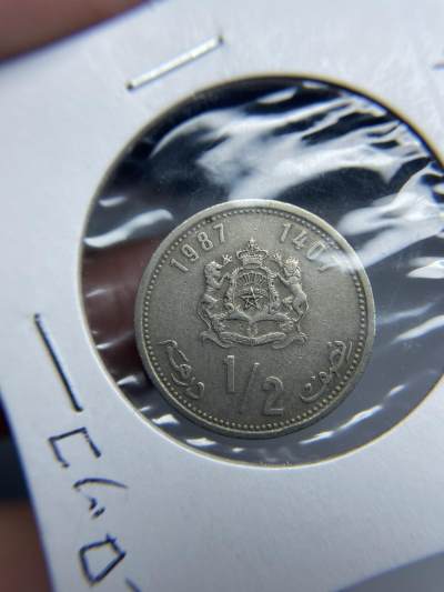 2024年集古藏今外币拍卖第七期-第2场—（总第62拍） - 1987年摩洛哥1/2迪拉姆