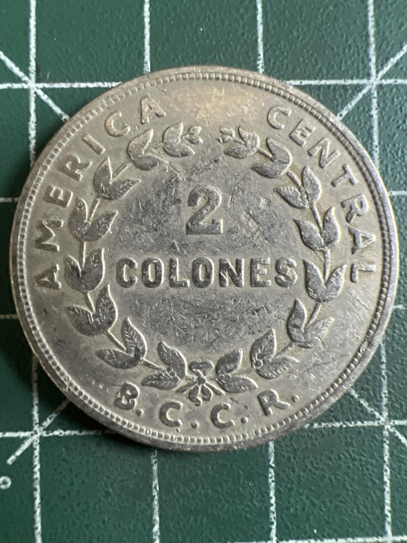 第602期 硬币专场 （无押金，捡漏，全场50包邮，偏远地区除外，接收代拍业务） 哥斯达黎加2克朗 1961年