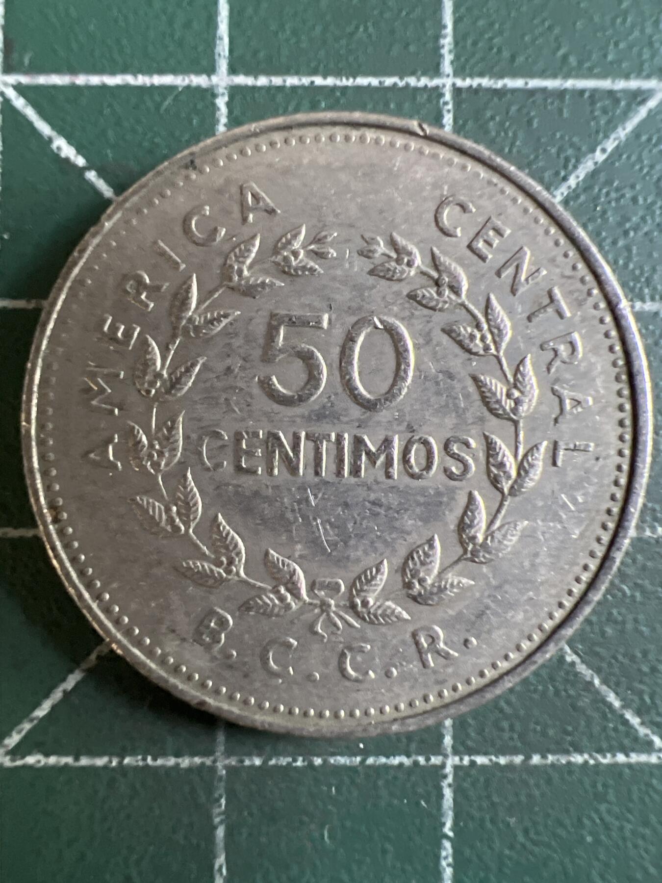 第603期 硬币专场 （无押金，捡漏，全场50包邮，偏远地区除外，接收代拍业务） 哥斯达黎加50分  1978年