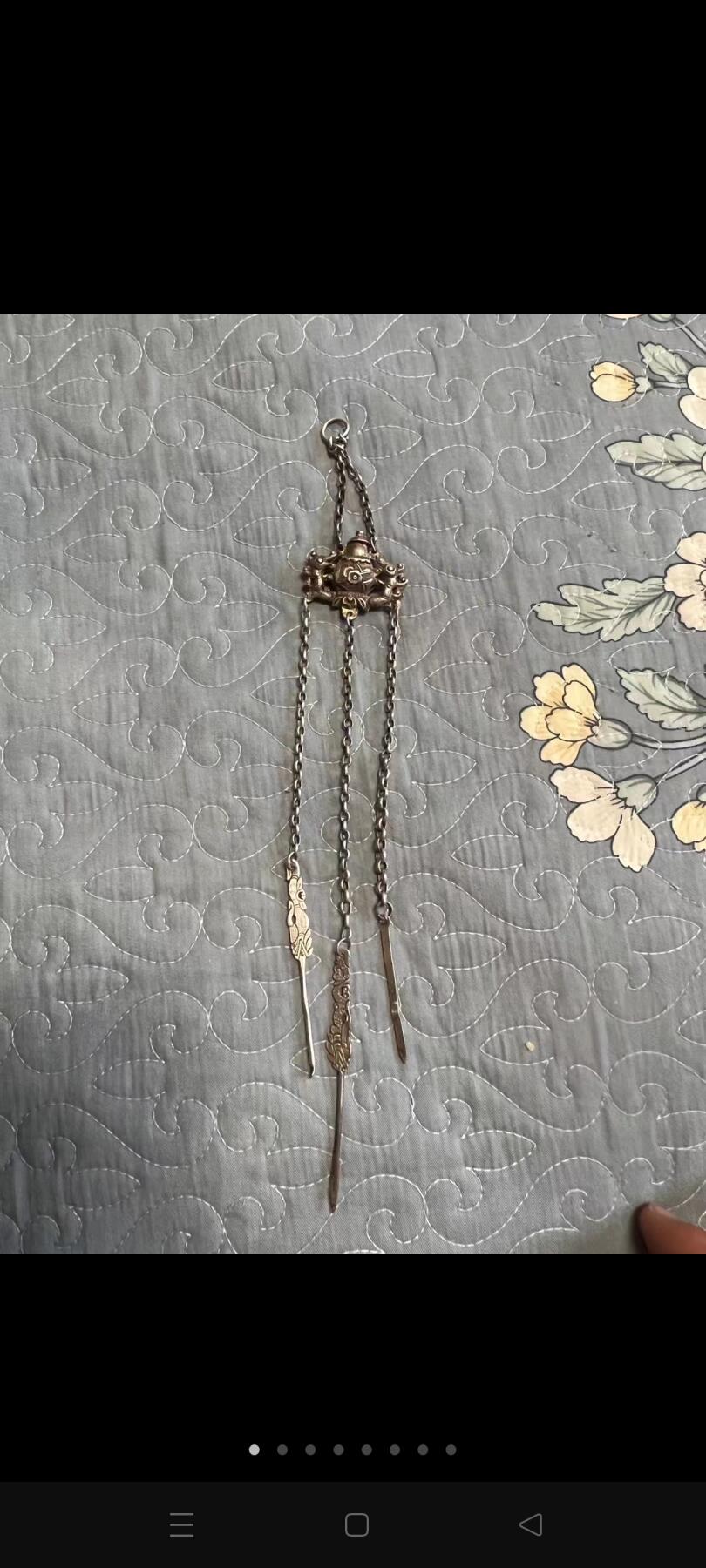 一套漂亮的老银件