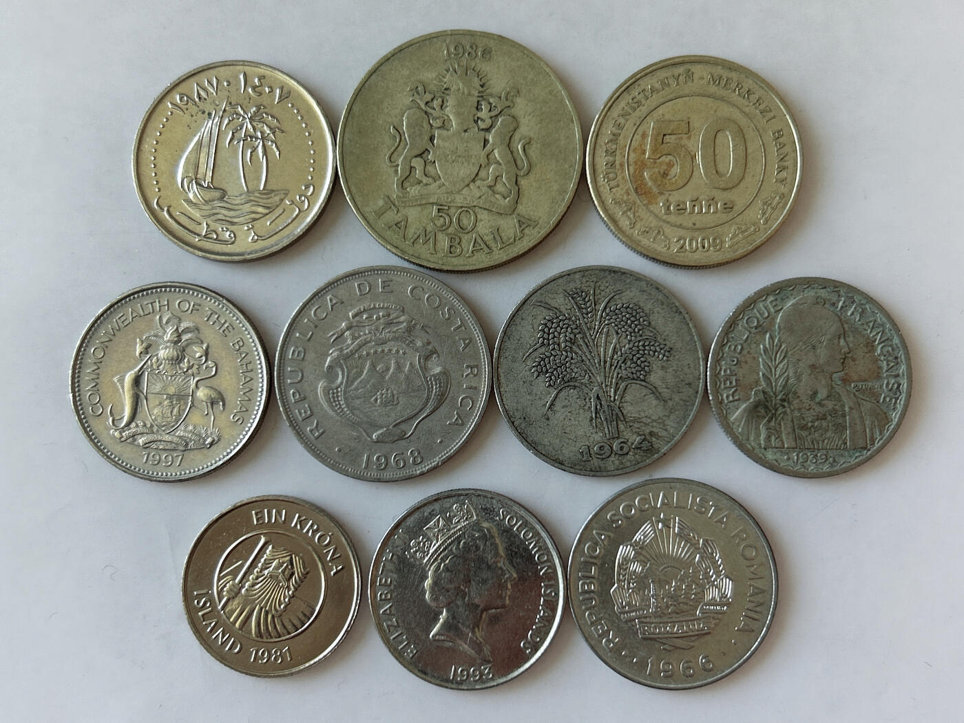 第一海外回流一元起拍收藏 散币专场 第88期 散币一组 10枚