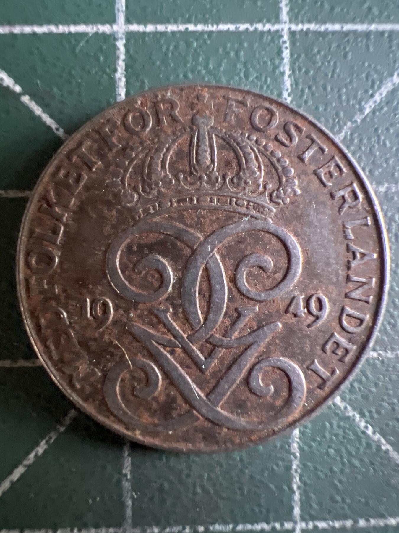 第603期 硬币专场 （无押金，捡漏，全场50包邮，偏远地区除外，接收代拍业务） 瑞典2欧尔 铁币