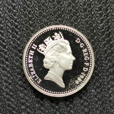 道一币馆币章第六十五场 - 英国1989年1镑精制银币
