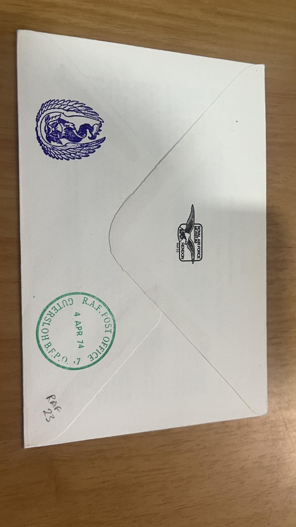 英国皇家空军首日封一枚