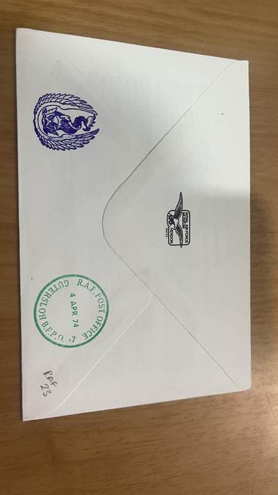 英国皇家空军首日封一枚 英国皇家空军首日封一枚
