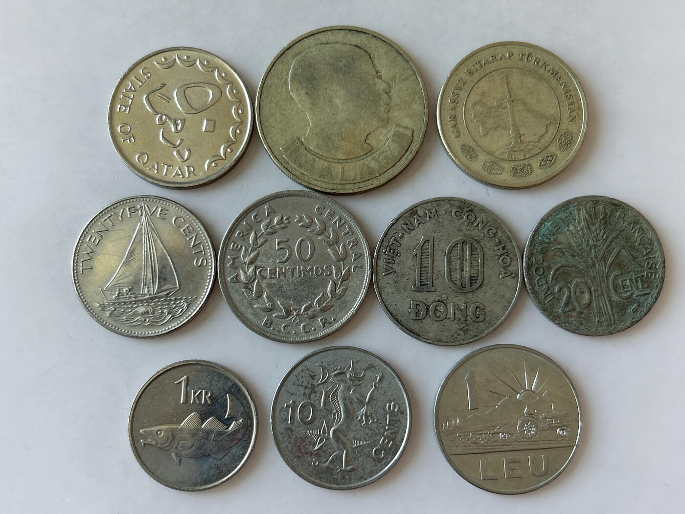 第一海外回流一元起拍收藏 散币专场 第88期 散币一组 10枚