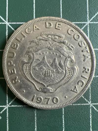 第602期 硬币专场 （无押金，捡漏，全场50包邮，偏远地区除外，接收代拍业务） - 哥斯达黎加2克朗 1970年