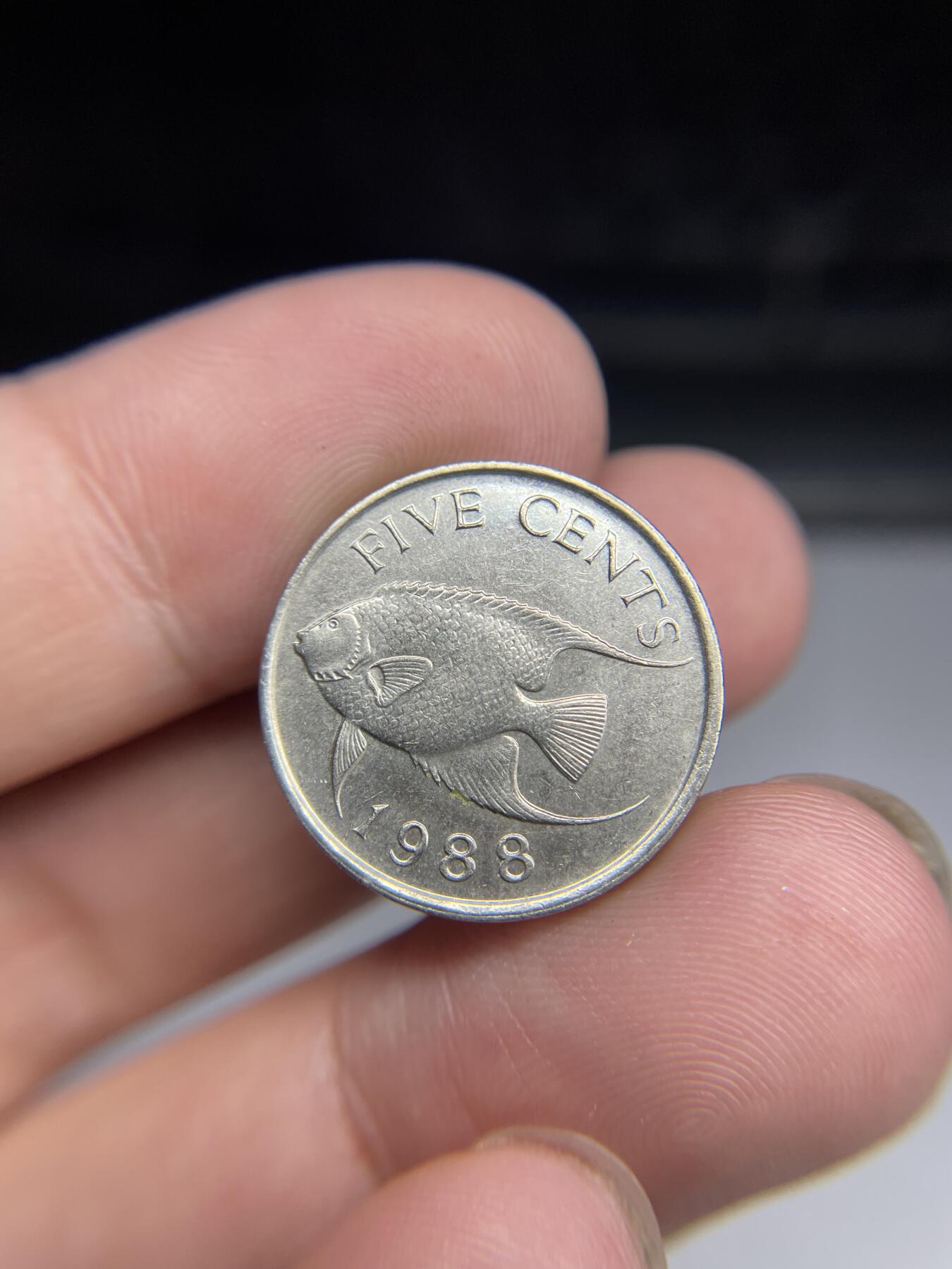 2024年集古藏今外币拍卖第七期-第2场—（总第62拍） 1988年百慕大五分