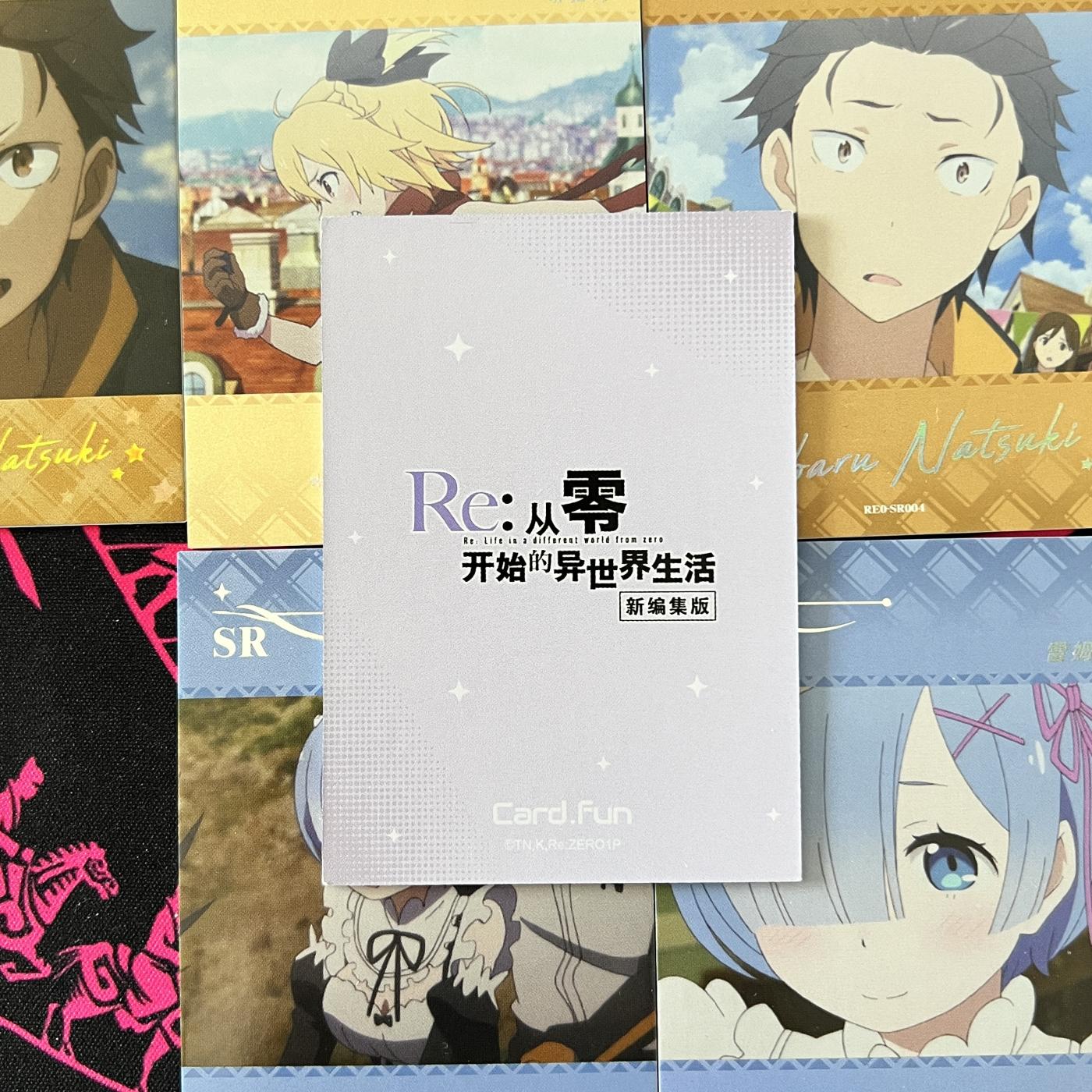 锦色铺子的卡拍 第二十二期   Card.fun 从零开始的异世界生活SSR 2张\SR 4张