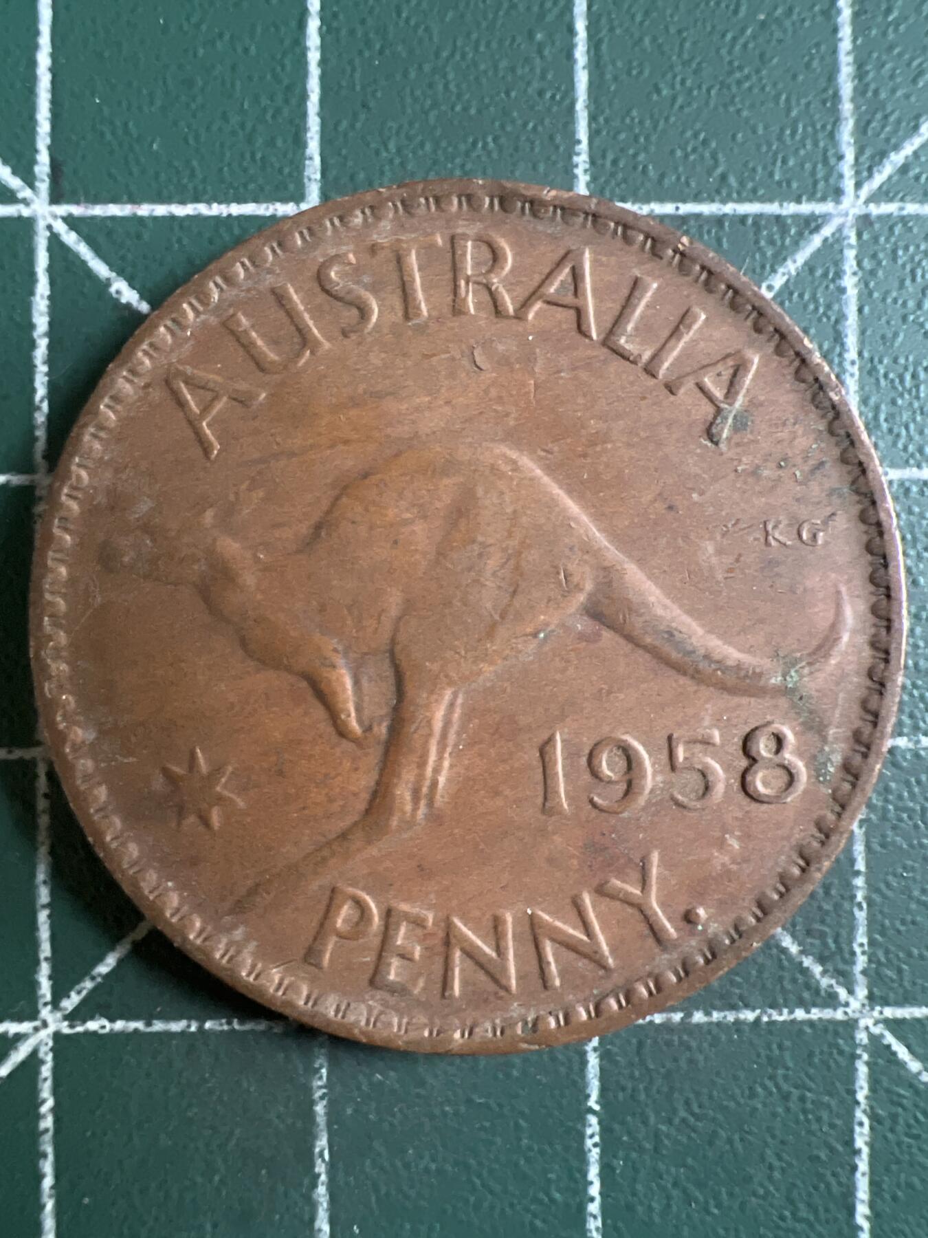 第662期 硬币场 （无押金，捡漏，全场50包邮，偏远地区除外，接收代拍业务，本店十天发一次货） 澳大利亚一便士
