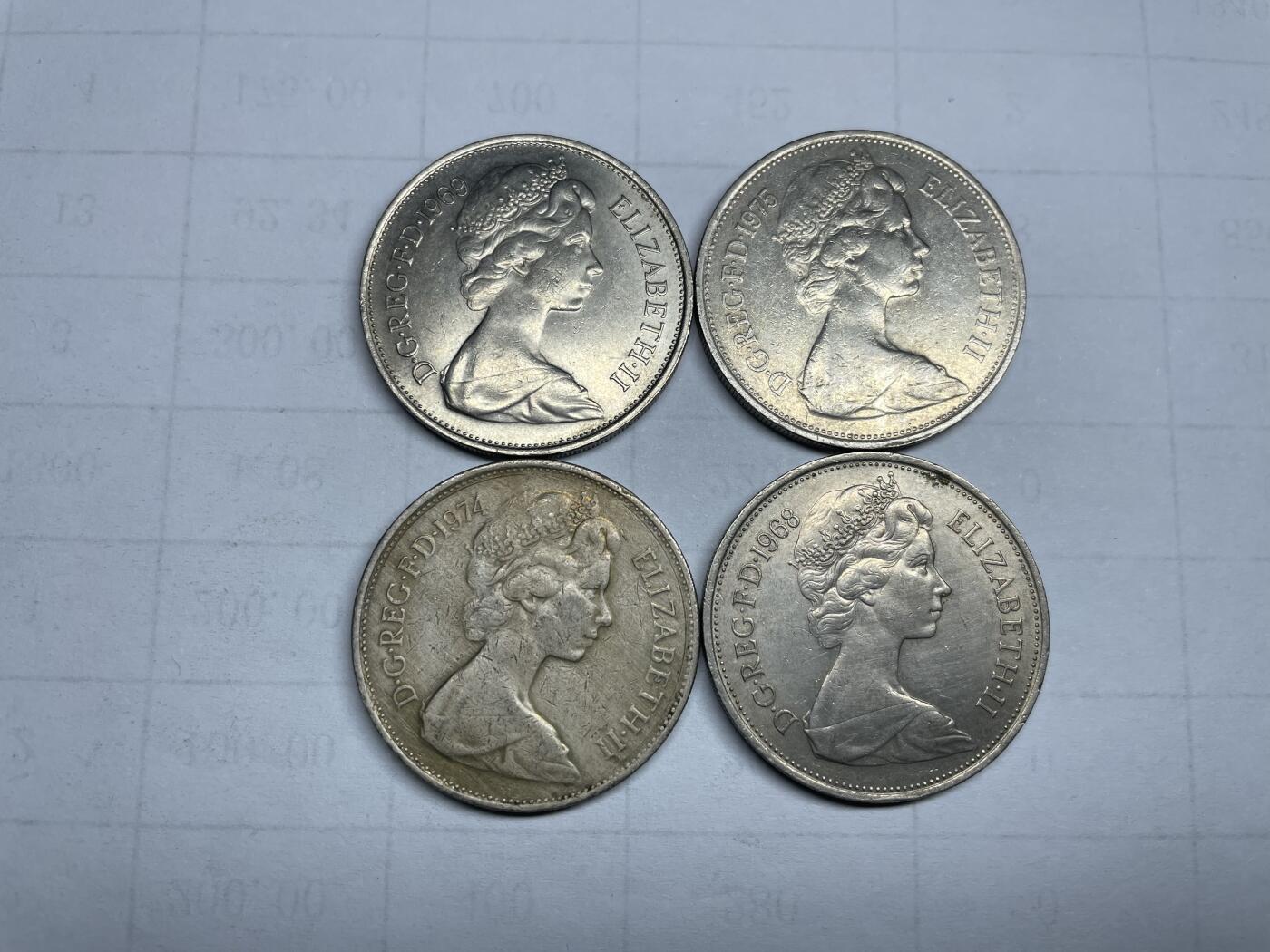 2024年集古藏今外币拍卖第七期-第3场—（总第63拍） 英国10便士4枚