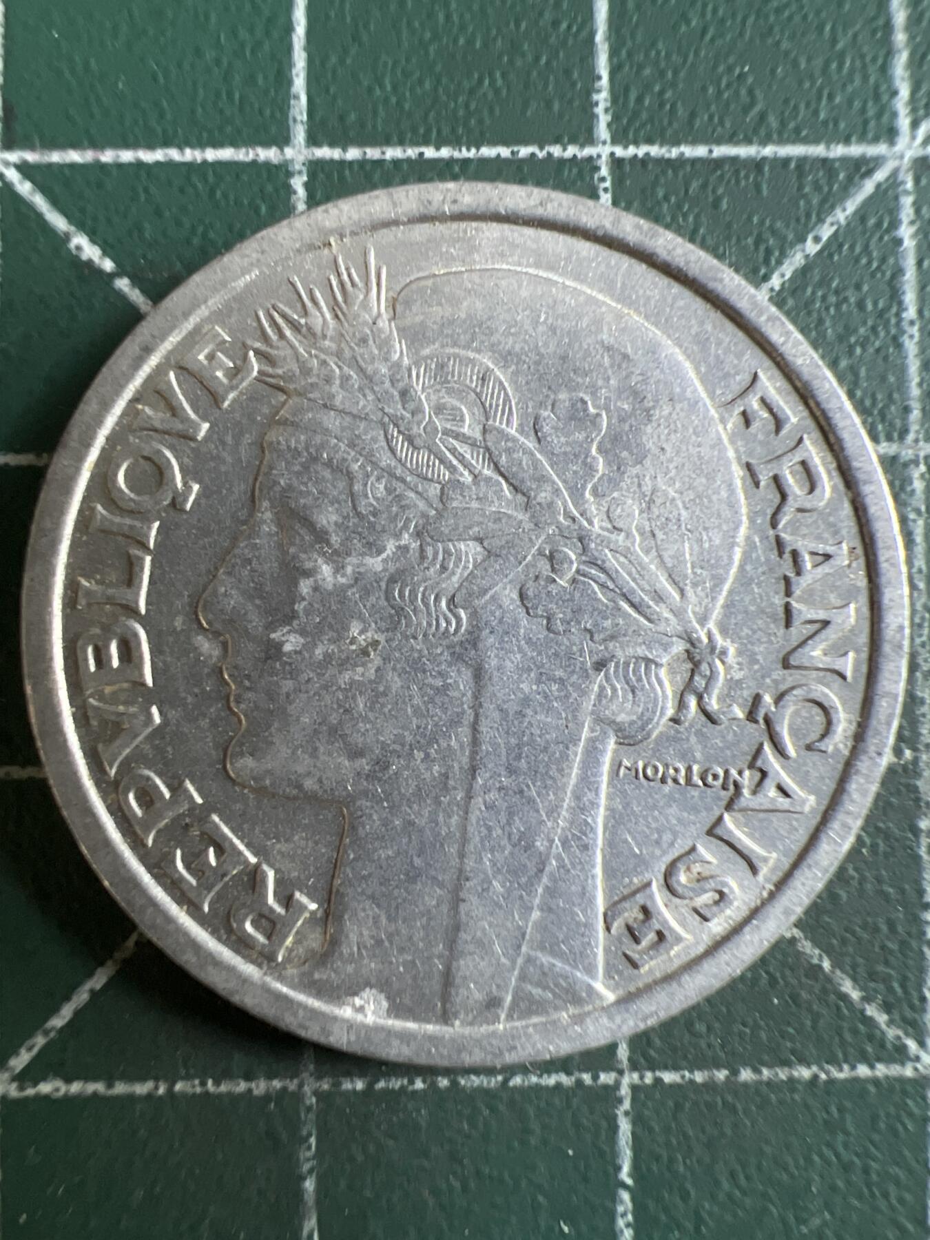 第607期 硬币专场 （无押金，捡漏，全场50包邮，偏远地区除外，接收代拍业务） 法国2法郎